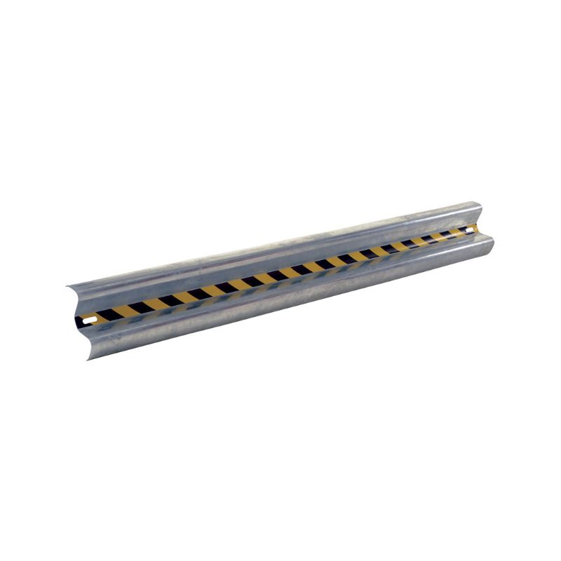 Vestil GR-H2R-BO-8-HDG Galvanized Steel Straight Guard Rail