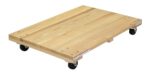 Vestil HDOS-2436-9 Hardwood Solid Deck Dolly - Image 6
