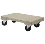 Vestil HDOSC-1624-12 Hardwood Carpeted Dolly - Image 9