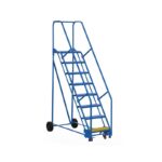 Vestil LAD-8-14-G Steel Rolling Warehouse Ladder
