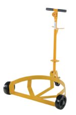 Vestil LO-DC-PH Steel Low Profile Drum Dolly with Phenolic Casters - Image 2