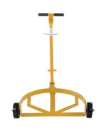 Vestil LO-DC-PH Steel Low Profile Drum Dolly with Phenolic Casters - Image 3