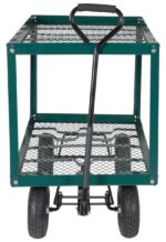 Vestil LSC-2448-SC Steel Landscape Cart with Two Shelf - Image 4