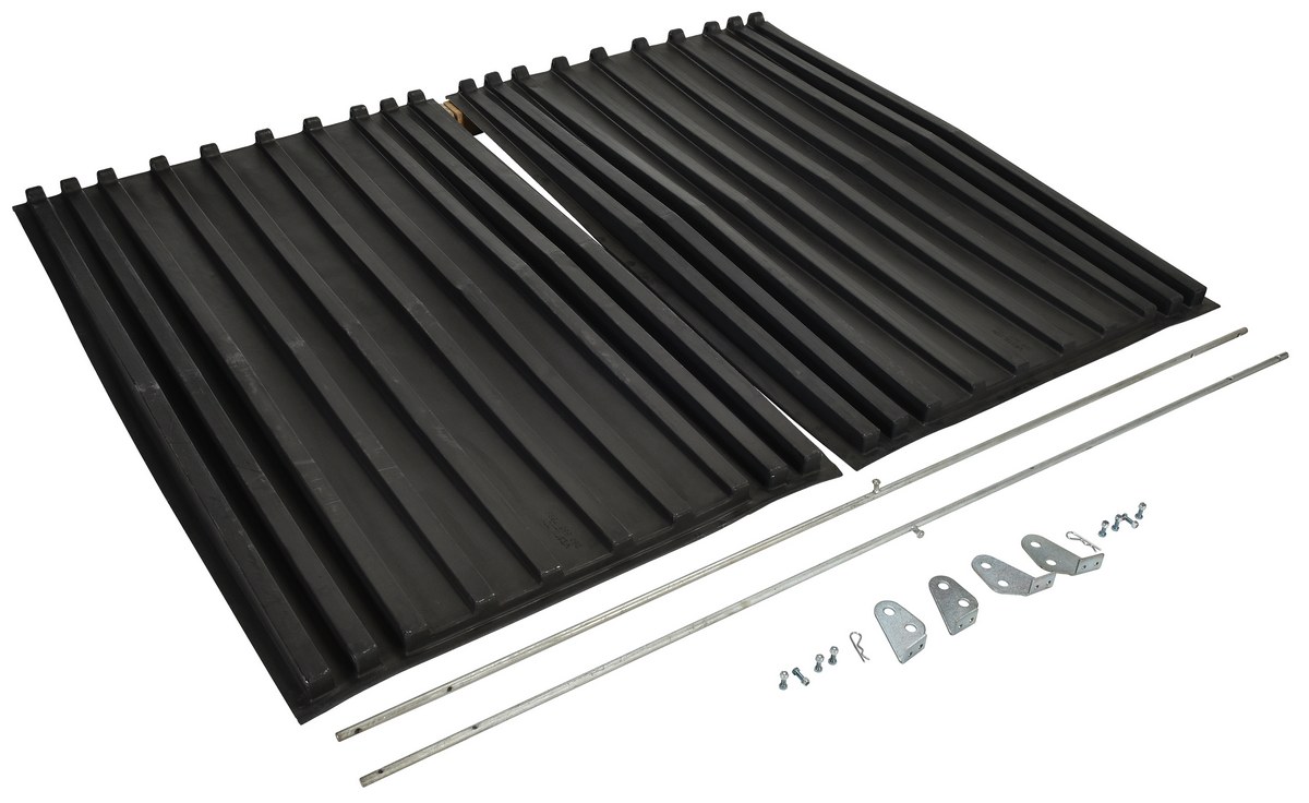 Vestil PLID-D-300 Polyethylene Heavy Duty D Style Hopper Lid