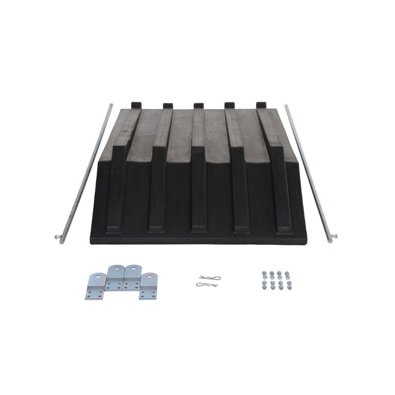 Vestil PLID-H-50 Polyethylene Heavy Duty H Style Hopper Lid