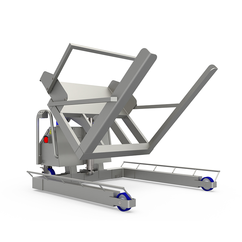 Premier Handling Stainless Steel Wide Bin Tipper