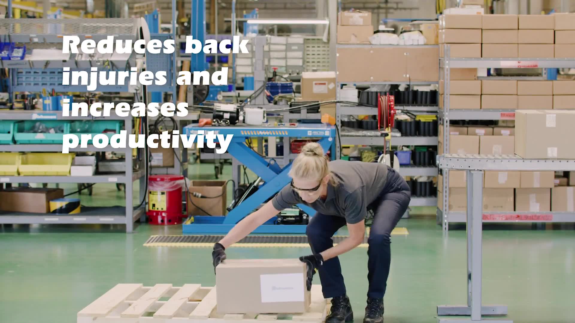 Reduces Back Injuries