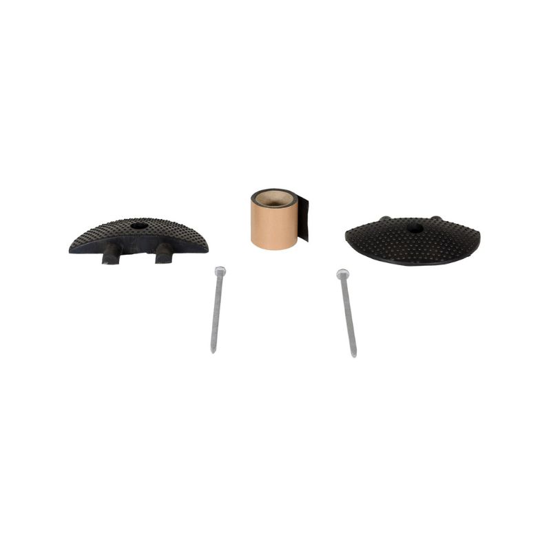 Vestil SBRY-CAP-A Rubber Heavy Duty Speed Bump Asphalt End