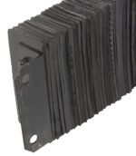 Vestil 1012-4.5 Laminated Rubber Dock Bumper 4