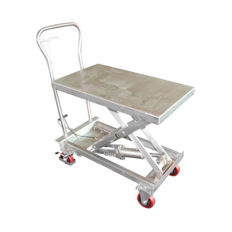 Vestil 304 Stainless Steel Scissor Cart 400 Lb. Capacity