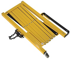 Vestil ALEXGATE-30-W Aluminum Expand-A-Gate Wall Mount 1