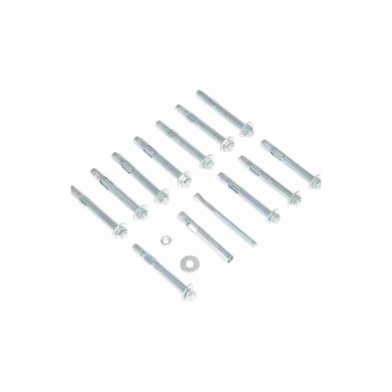 Vestil As-124-12Pk Steel Concrete Sleeve Anchor Bolts Vestil As-124-12Pk Steel Concrete Sleeve Anchor Bolts