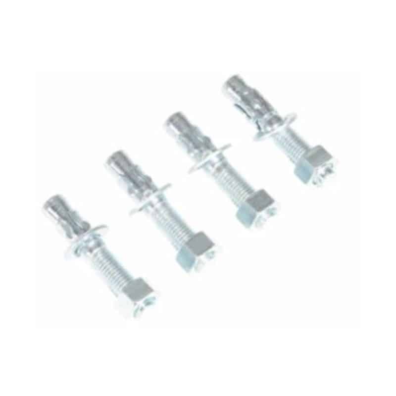 Vestil AS-344-4PK Steel Concrete Sleeve Anchor Bolts