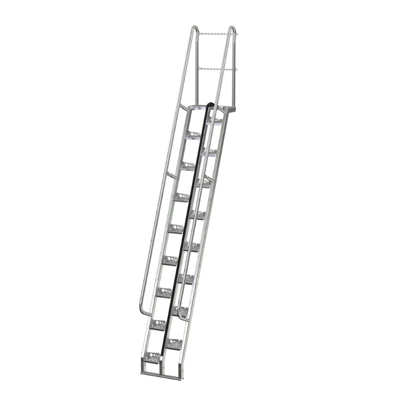 Vestil ATS-11-68-HDG Galvanized Alternate Tread Stair