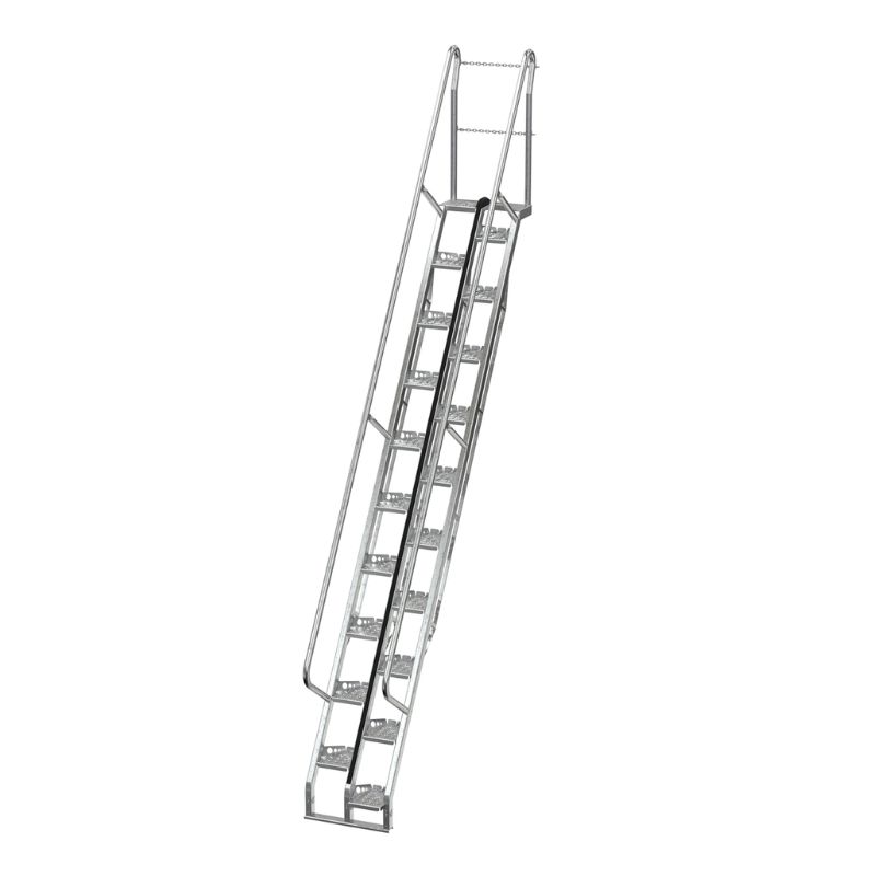 Vestil ATS-12-56-HDG Galvanized Alternate Tread Stair