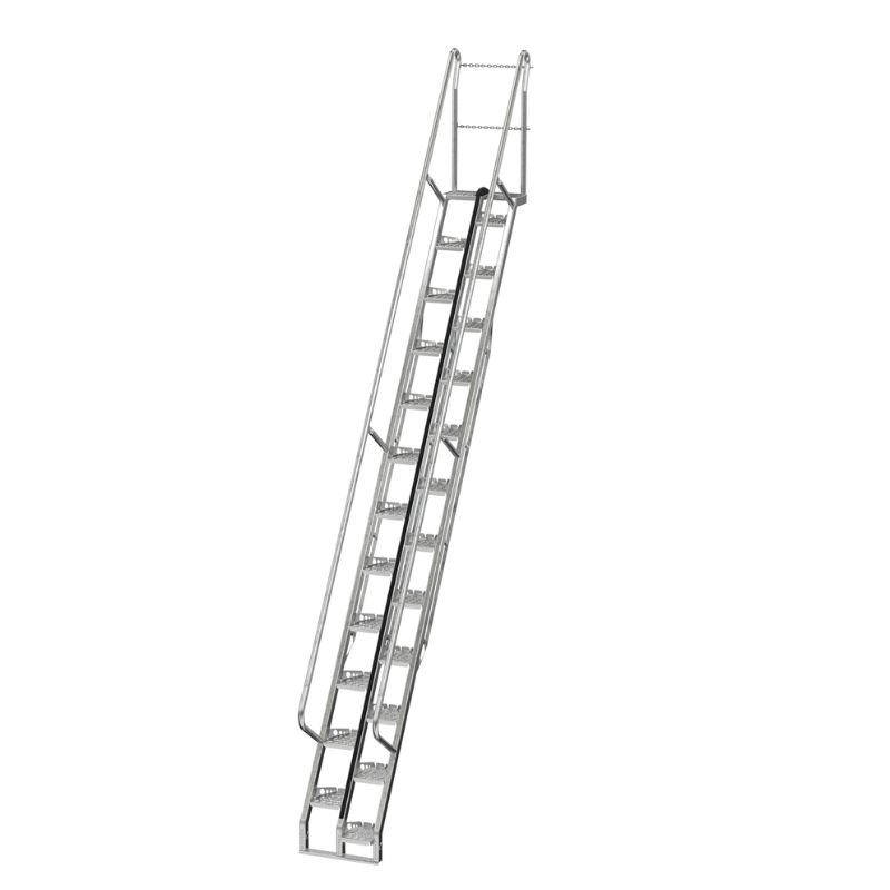 Vestil ATS-14-56-HDG Galvanized Alternate Tread Stair