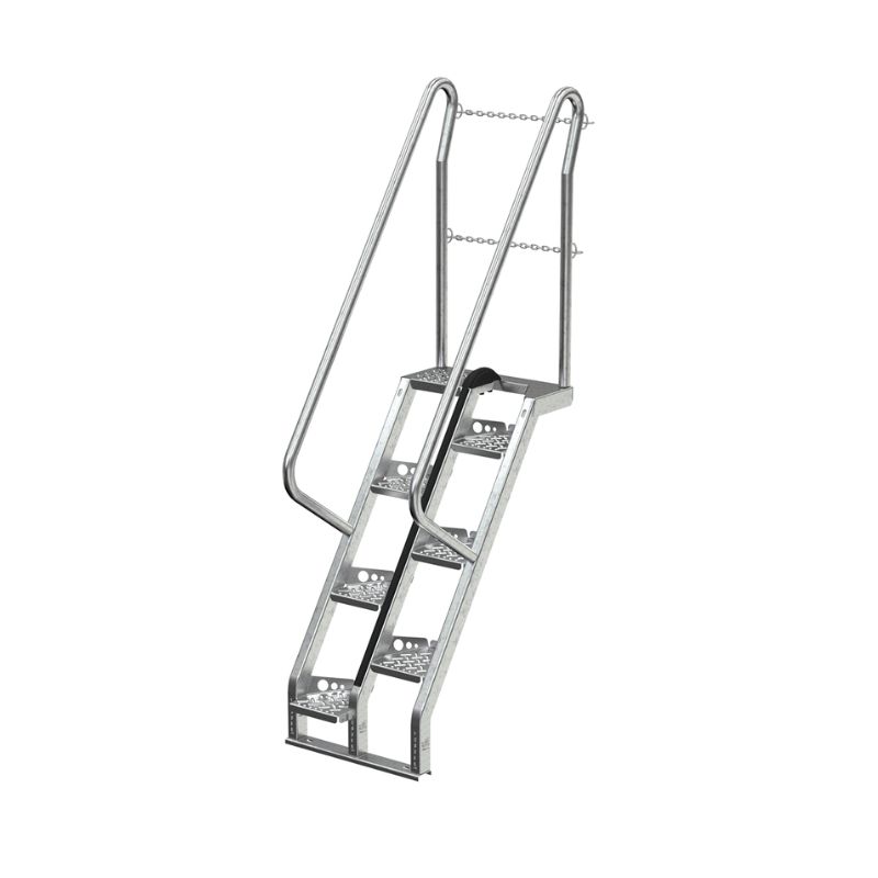 Vestil ATS-4-56-HDG Galvanized Alternate Tread Stair