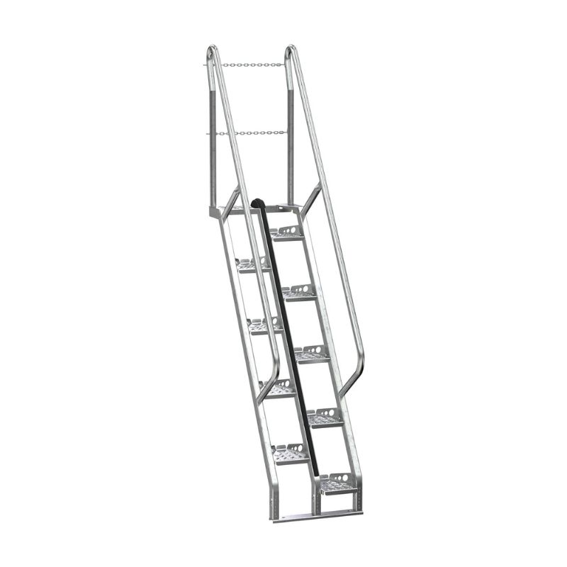 Vestil ATS-6-56-HDG Galvanized Alternate Tread Stair