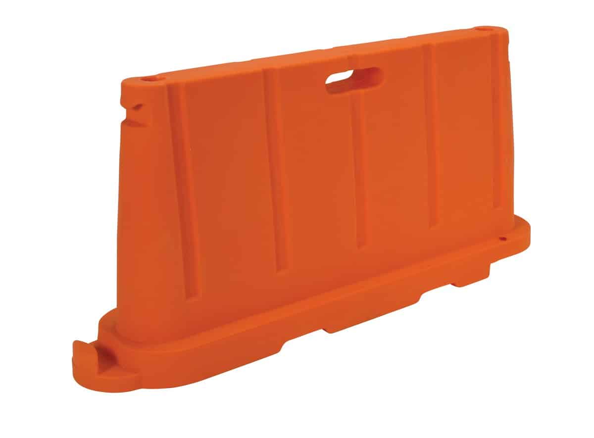 Vestil BCD-7636-OR Polyethylene Stackable Barricade 1