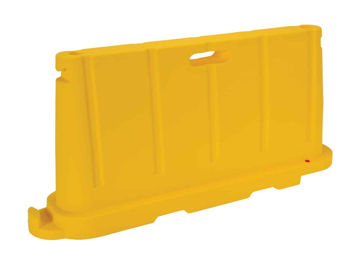 Vestil BCD-7636-YL Polyethylene Stackable Barricade 1