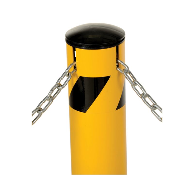 Vestil BOL-JK-42-4.5 Steel Pipe Bollard with Slots
