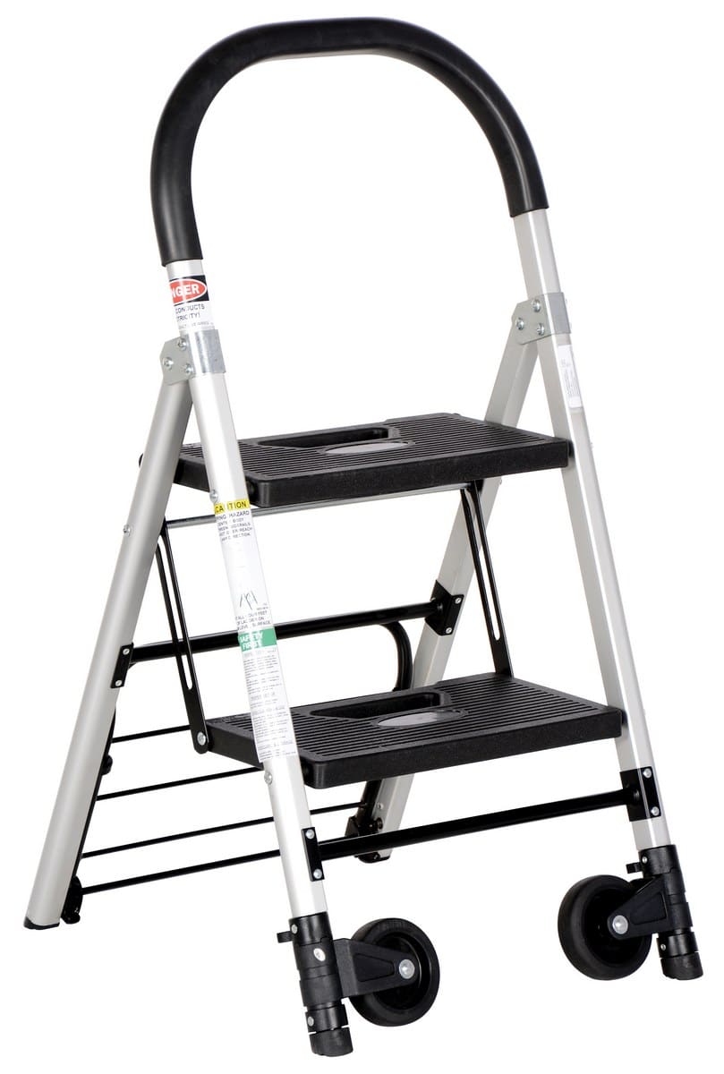 Vestil C-130-2 Aluminum Ladder Cart 1