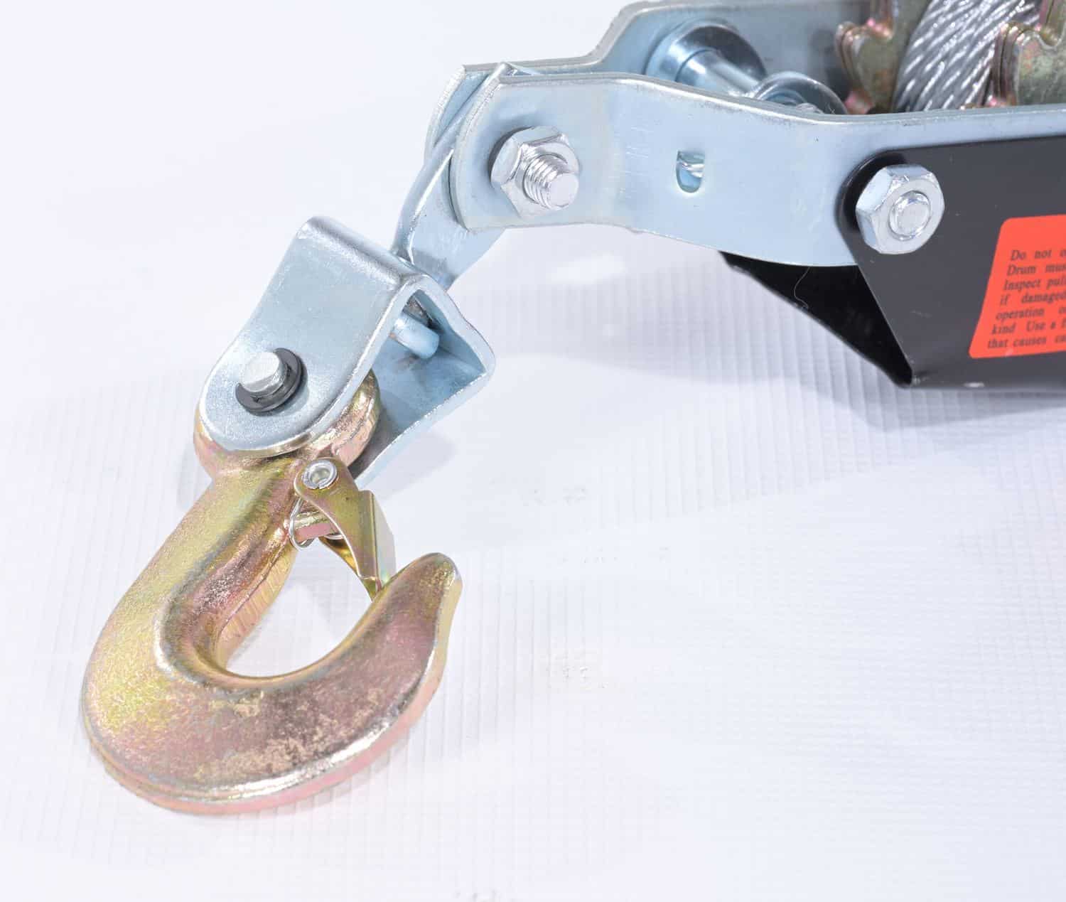 Vestil CABLE-P4 Galvanized Two Speed Cable Puller 1