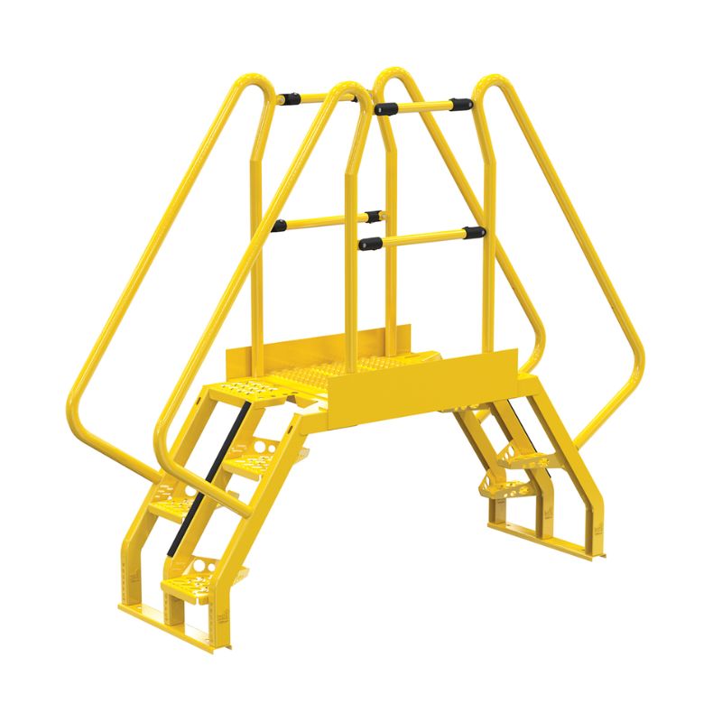 Vestil Cola-2-56-32 Steel Alternating Crossover Ladder Vestil Cola-2-56-32 Steel Alternating Crossover Ladder