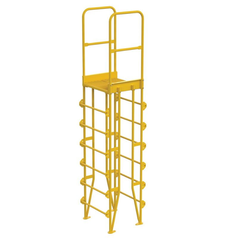 Vestil Colv-7-82-8 Steel Vertical Crossover Ladder Vestil Colv-7-82-8 Steel Vertical Crossover Ladder