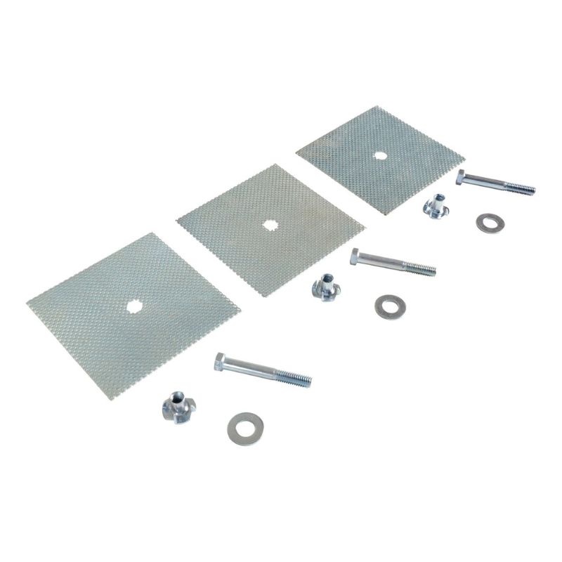 Vestil CS-GD-3 CAR STOP GLUE DOWN ANCHOR PLATE 3 HOLES