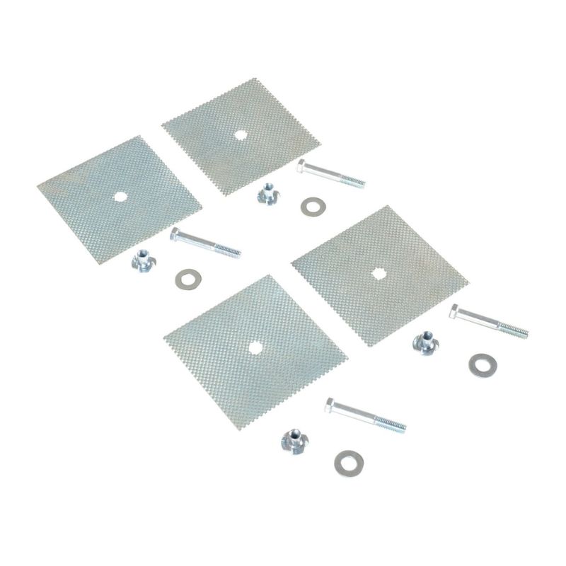 Vestil CS-GD-4 CAR STOP GLUE DOWN ANCHOR PLATE 4 HOLES