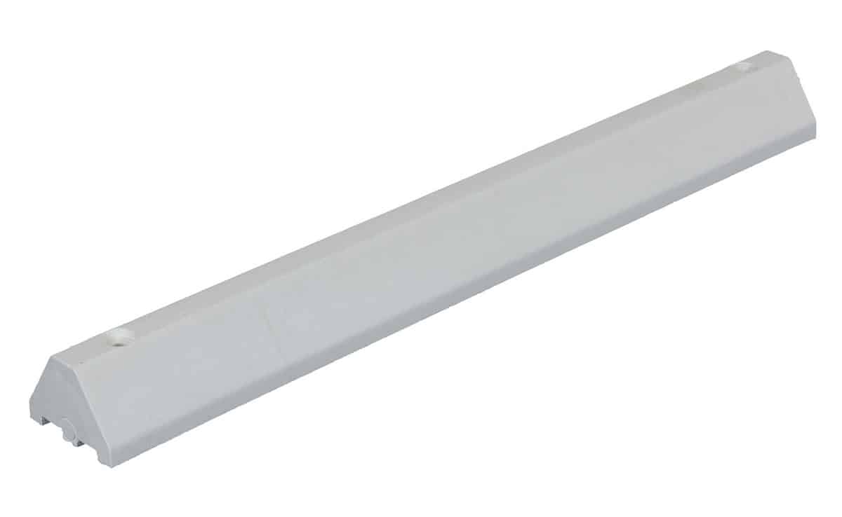 Vestil CS-S48-W Recycled Plastic Car Stop 1