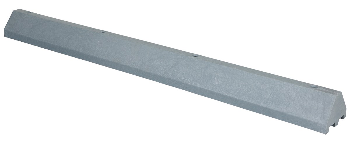 Vestil CS-TB96-G Recycled Plastic Truck Stop 1