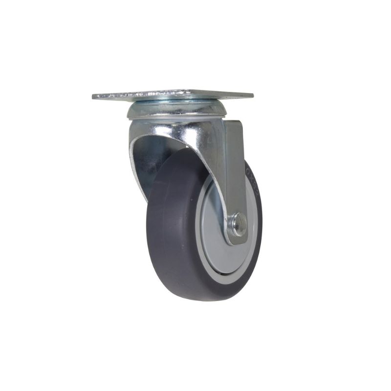 Vestil CST-B28-4X1TPR-S Thermoplastic Rubber Swivel Caster