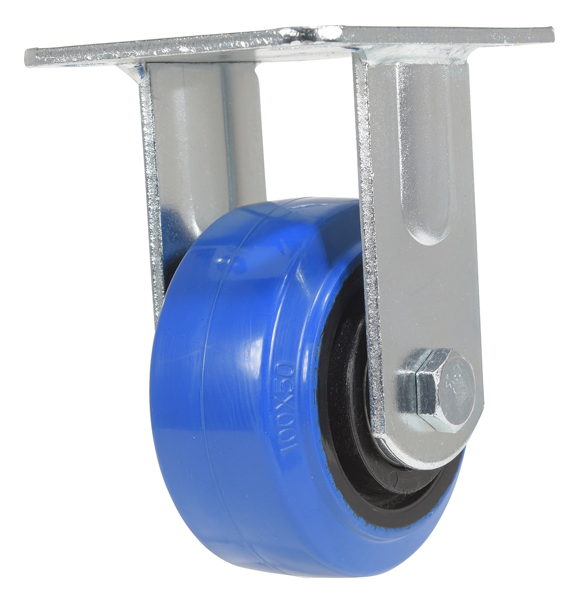Vestil CST-BB-4X2ER-R Elastic Rubber Rigid Caster
