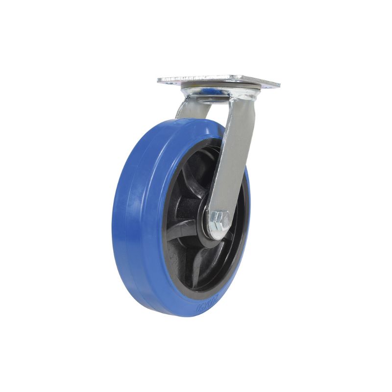 Vestil CST-BB-8X2ER-S Elastic Rubber Swivel Caster