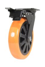 Vestil CST-BN-8X2PUP-SWTB Polyurethane Swivel With Total Brake Caster