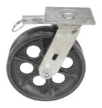 Vestil CST-CI-VG-8X2-S-4L Ductile Steel V-Groove Swivel 3