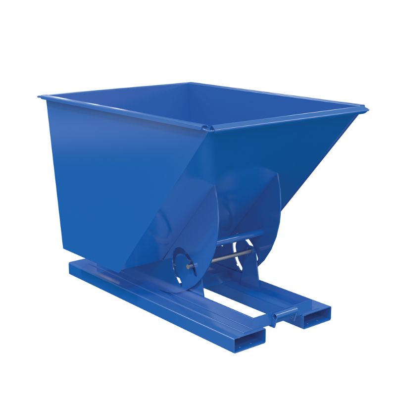 Vestil D-100-LD-NB Steel Light Duty No Bump and Dump Hopper