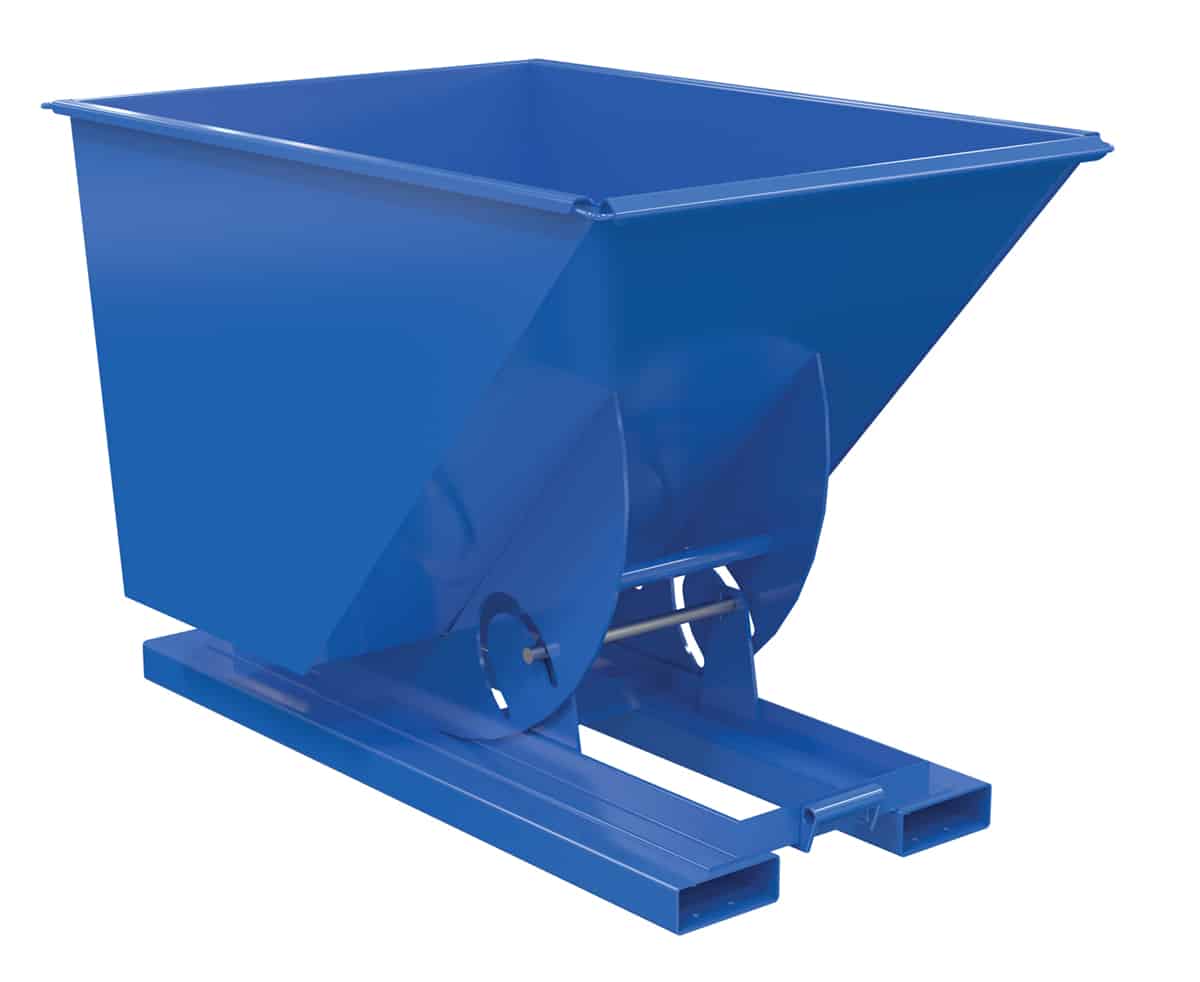 Vestil D-100-MD-NB Steel Medium Duty No Bump & Dump Hopper