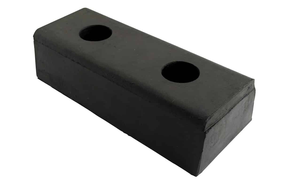 Vestil DBE-10-4 Hardened Molded Rubber Bumper