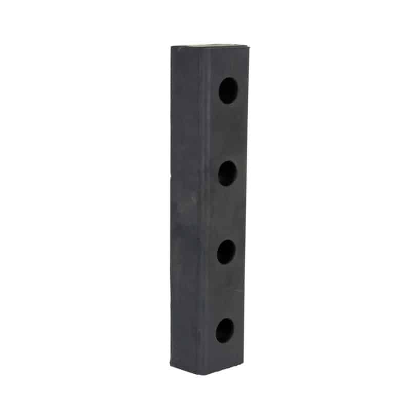 Vestil DBE-20-1 Hardened Molded Rubber Bumper