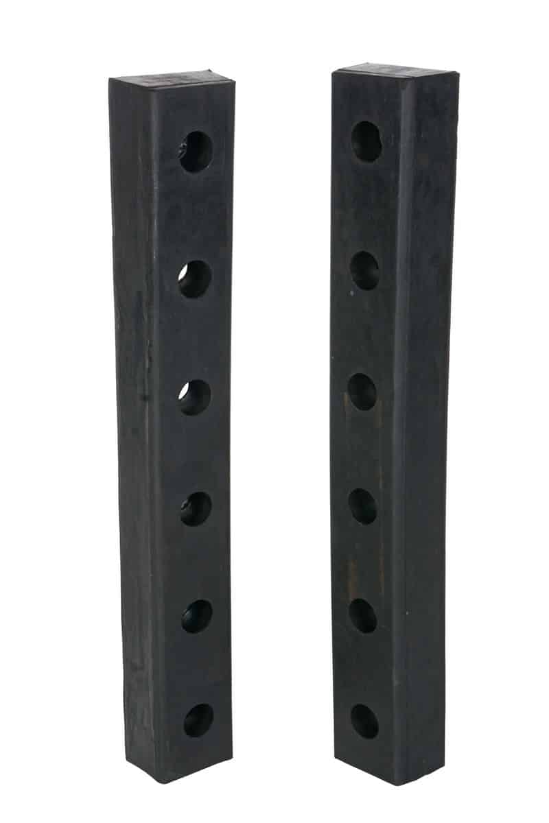 Vestil DBE-30-2 Hardened Molded Rubber Bumper 1