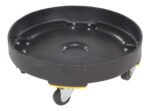 Vestil DRUM-DP-HD-55-BK Polyethylene Heavy Duty Drum Dolly - Image 9