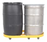 Vestil DRUM-X2-55-CI Double Drum Dolly with Cast Iron Casters - Image 8