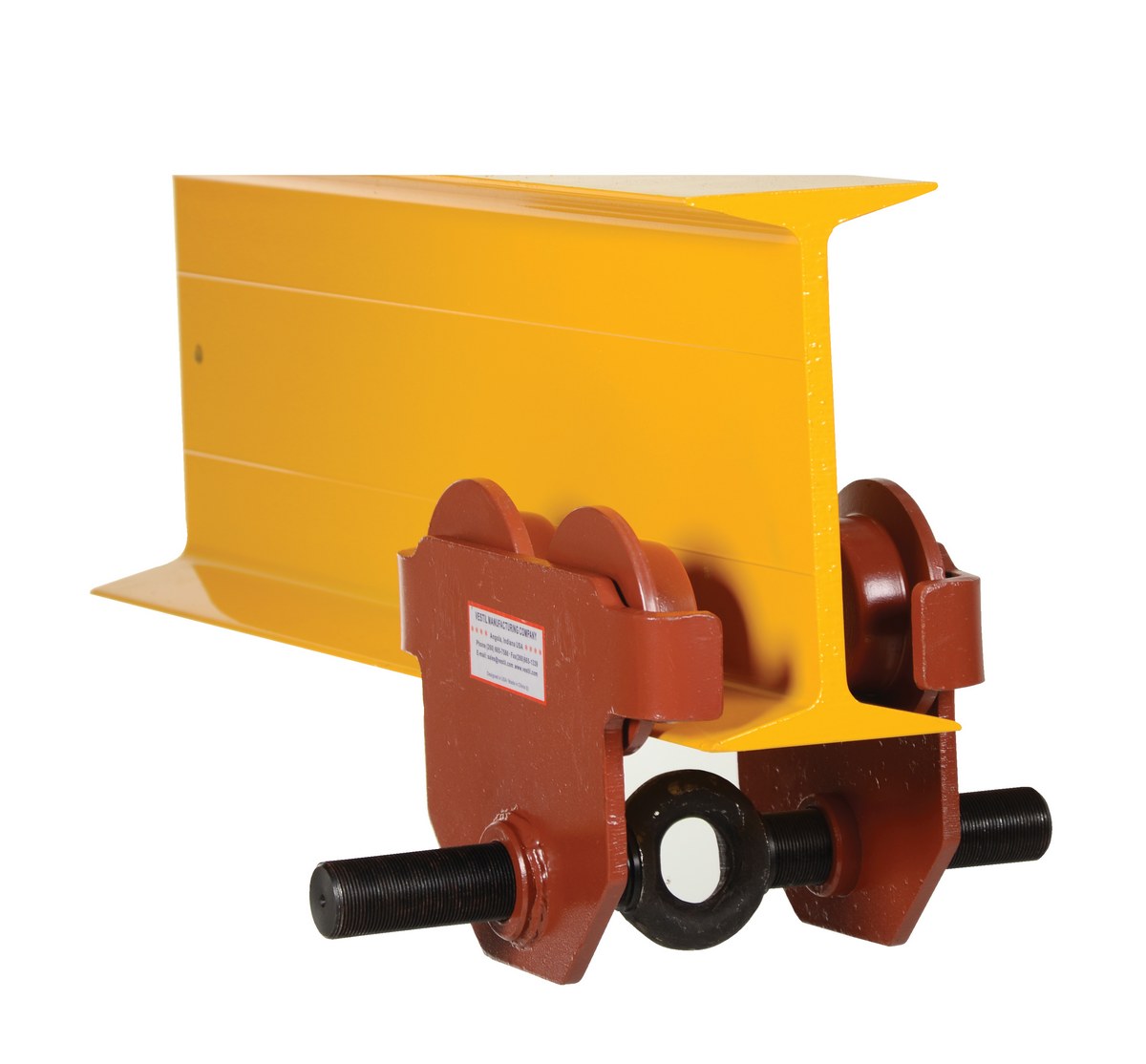 Vestil E-MT-2 Steel Push Eye Manual Trolley 3