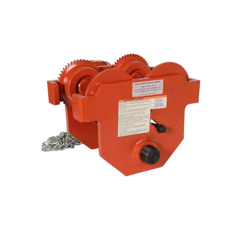 Vestil E-MT-8 Steel Push Eye Manual Trolley (1)