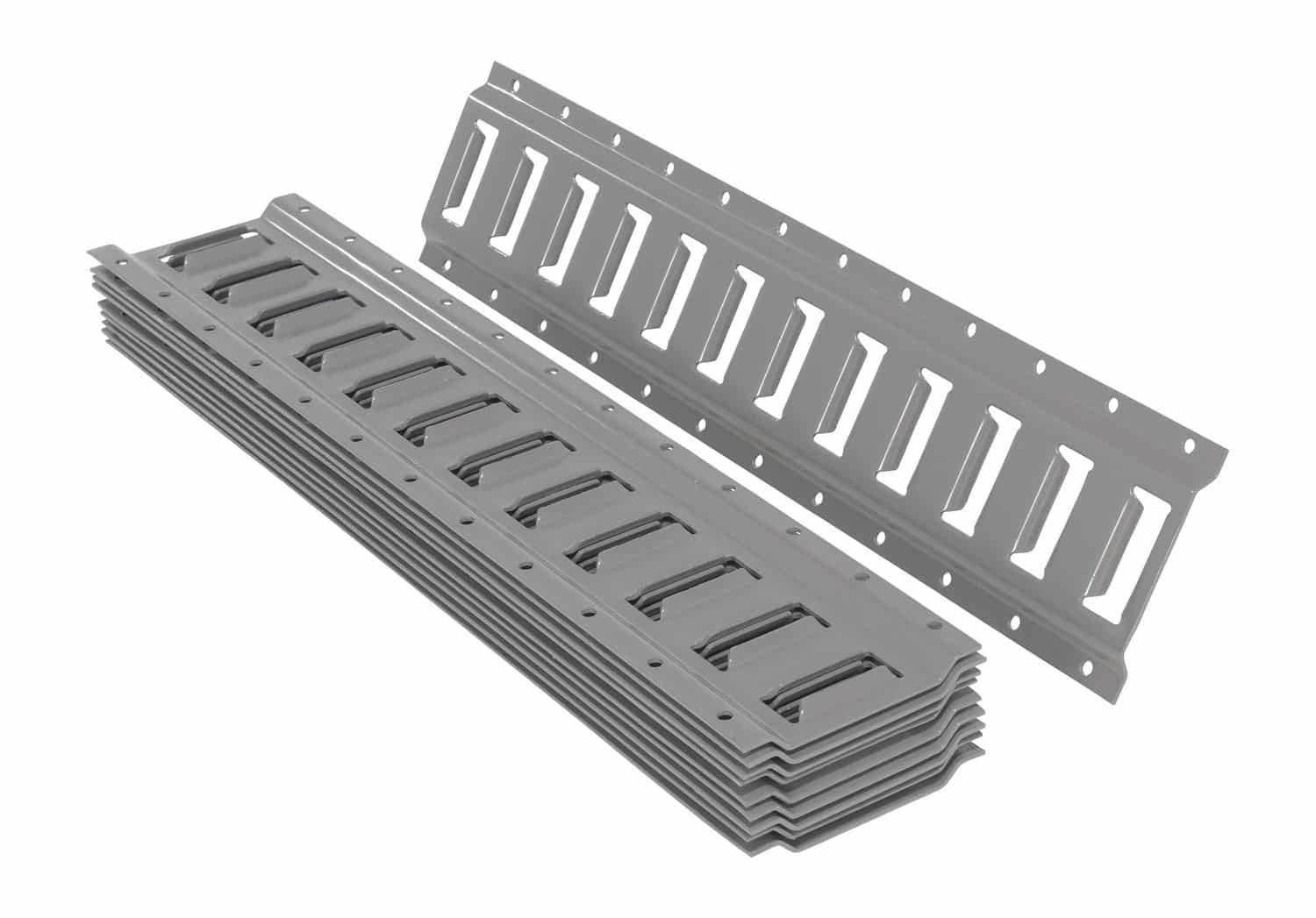 Vestil E-TRK-2-GY-10PK Steel E-Track 1