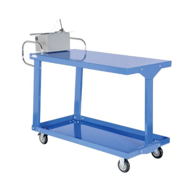 Vestil EASY-A-2448-WT Easy Access Stock Truck with Work Table