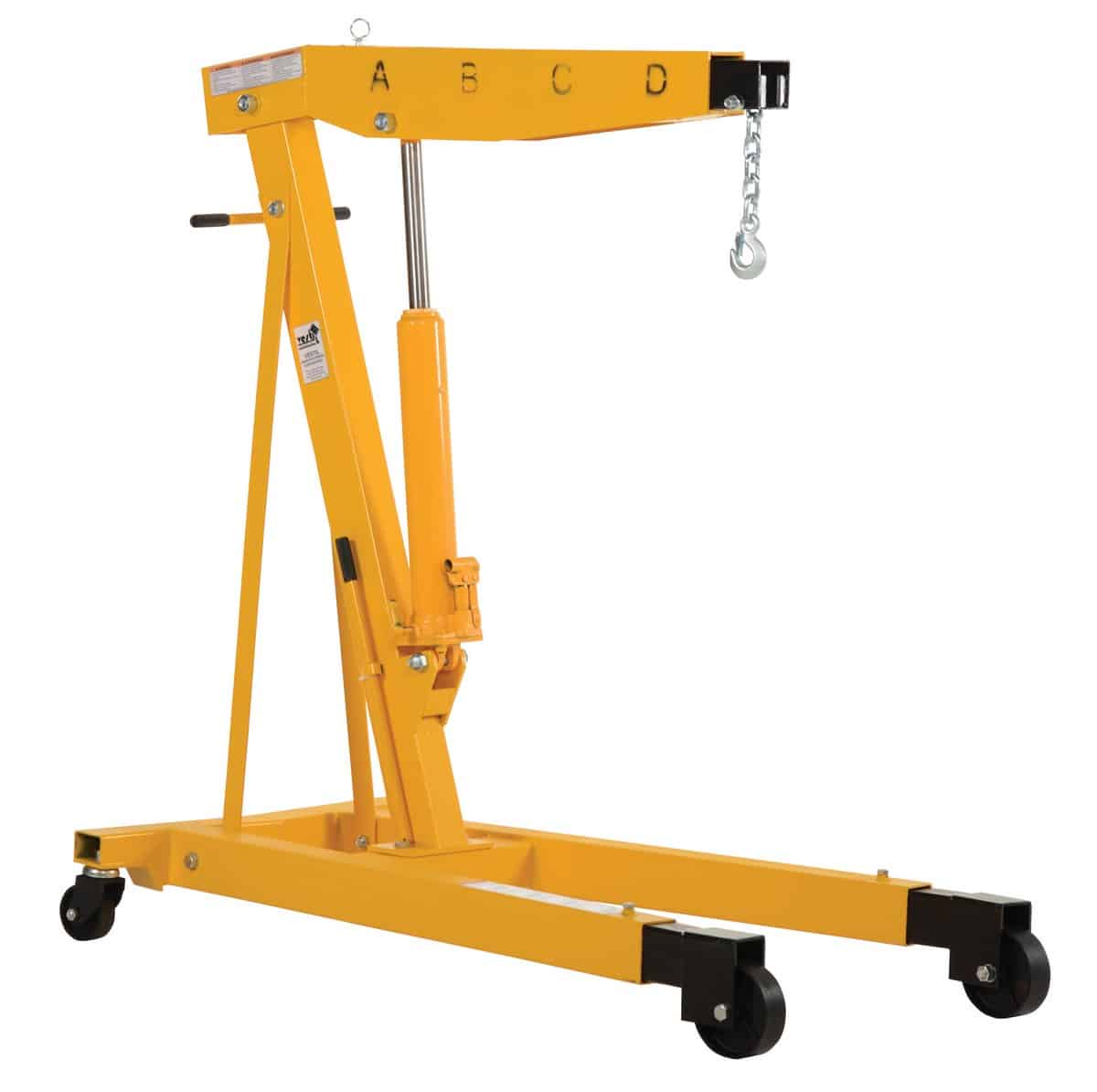 Vestil EHN-60-T Shop Crane Engine Hoist with Telescopic Legs 1